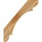 Ekena Millwork 4"W x 30"D x 36"H Olympic Rough Sawn Knee Brace, Western Red Cedar BRC04X30X36OLY00RWR - alternate 2